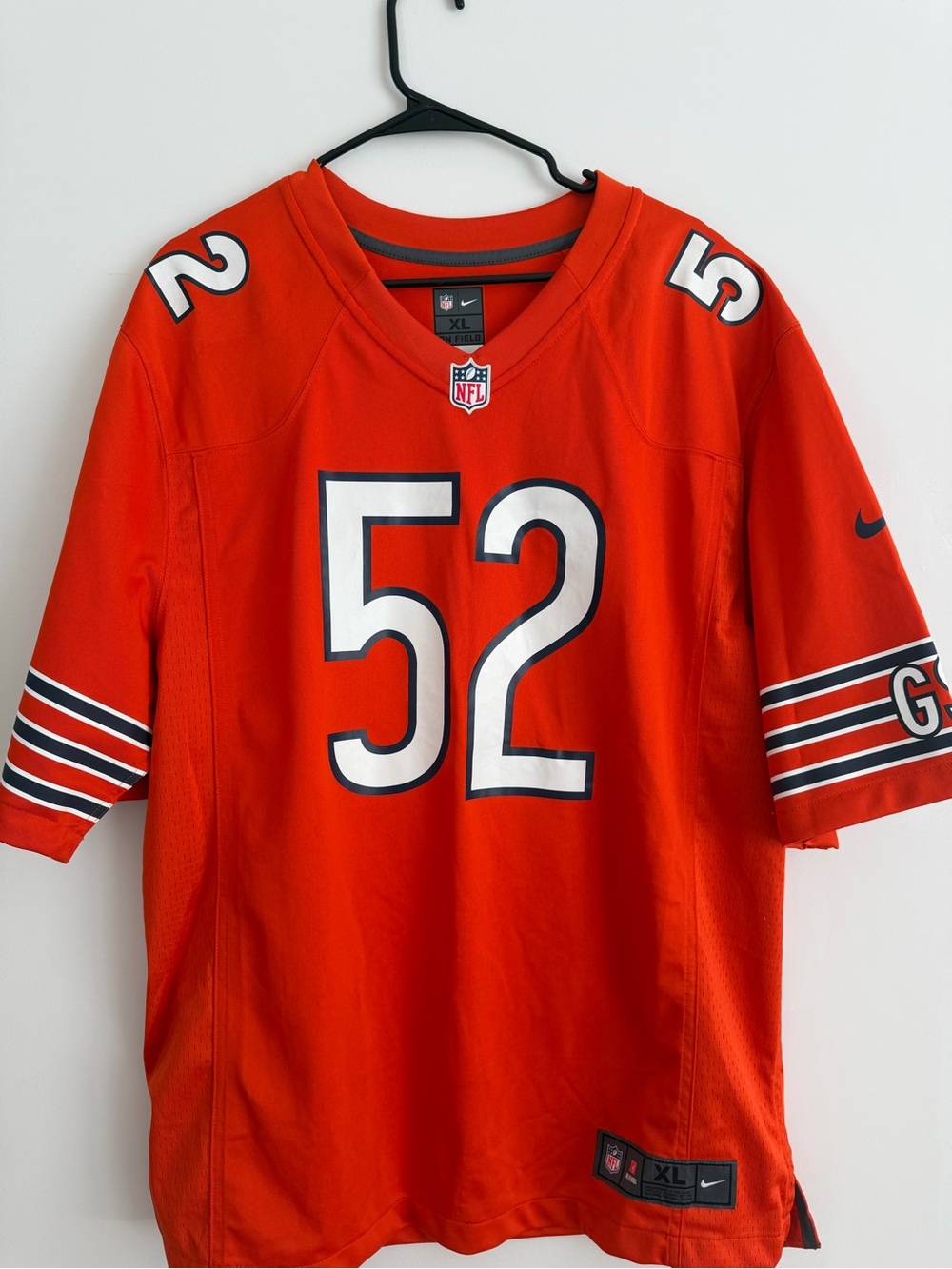 Chicago Bears Orange Alternate #52 Football Jersey - Khalil Mack